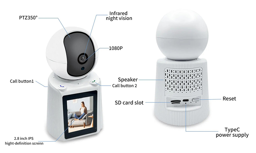 DP001 video calling wifi camera-details