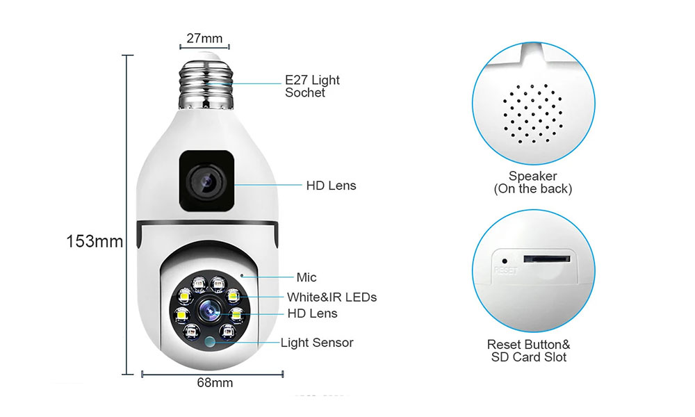 SQ002-Light-Bulb-Dual-Lens-Camera-size