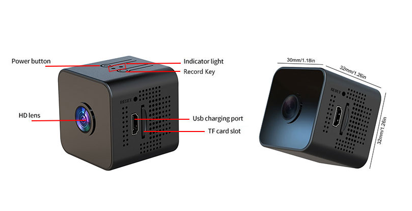 x1-Mini-WiFi-Network-Camera-size